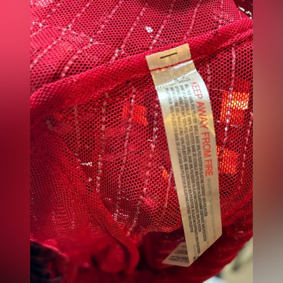 NWOT Free People Intimately Disco Fever Cami, Red Combo, Size Medium, Sequins - Picture 12 of 12